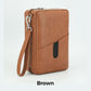 Portable Leather Cigar Humidor Case