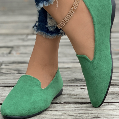 👡 Women’s Casual Solid Color Flat Shoes – Comfortable, Stylish & Perfect for Everyday Wear ✨💖
