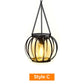 🎅Christmas Sale: 50% Off-💡🌟Retro Metal Solar Lanterns