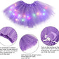 👑✨ Saia Tutu de Princesa com LED – Faça sua menina brilhar como uma verdadeira fada nas festas