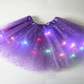 👑✨ Saia Tutu de Princesa com LED – Faça sua menina brilhar como uma verdadeira fada nas festas