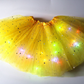 👑✨ Saia Tutu de Princesa com LED – Faça sua menina brilhar como uma verdadeira fada nas festas