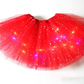 👑✨ Saia Tutu de Princesa com LED – Faça sua menina brilhar como uma verdadeira fada nas festas