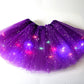 👑✨ Saia Tutu de Princesa com LED – Faça sua menina brilhar como uma verdadeira fada nas festas
