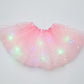 👑✨ Saia Tutu de Princesa com LED – Faça sua menina brilhar como uma verdadeira fada nas festas