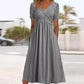👗✨ Vestido Feminino Elegante com Decote em V – Confortável, Versátil e Perfeito Para Todas as Ocasiões