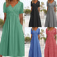 👗✨ Vestido Feminino Elegante com Decote em V – Confortável, Versátil e Perfeito Para Todas as Ocasiões