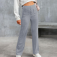 👖✨ Calça Feminina de Cintura Alta com Pernas Largas – Elegância, Conforto e Estilo Para Todos os Momentos