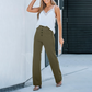 👖✨ Calça Feminina de Cintura Alta com Pernas Largas – Elegância, Conforto e Estilo Para Todos os Momentos