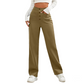 👖✨ Calça Feminina de Cintura Alta com Pernas Largas – Elegância, Conforto e Estilo Para Todos os Momentos