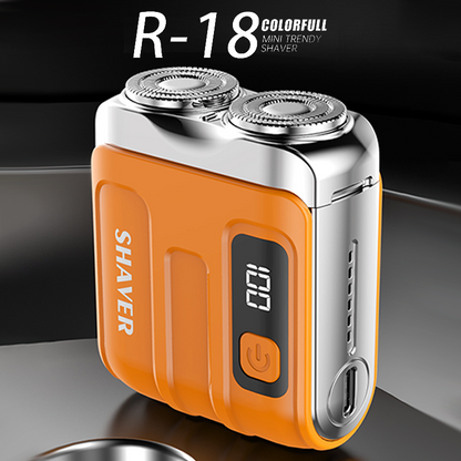 🪒 Mini Barbeador Elétrico Masculino Inteligente – Barbear Rente, Rápido e Confortável em Qualquer Lugar