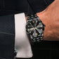 ⌚ Relógio Masculino de Quartzo Luxo – Design Diamante, Brilho Noturno e Estilo Sofisticado