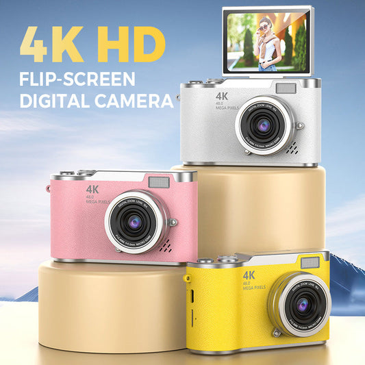 📸✨ Câmera Digital 4K com Tela Touch – Capture Momentos Incríveis com Qualidade Profissional