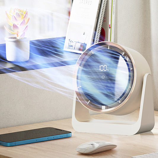 🌬️ Ventilador Portátil USB Ultra Silencioso – Potente, Recarregável e Multiuso