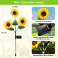 🌻✨ Luz Solar de Girassol para Jardim – Decoração Encantadora, Energia Solar e Brilho Automático Todas as Noites