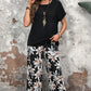 ⏰🔥LIMITED TIME 50% OFF! 💃 Women’s Casual Floral Print Wide-Leg Trousers & Short Sleeve Top Set – Flowy, Comfortable & Effortlessly Chic ✨🌸
