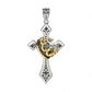 ✝️Vintage Crown Cross Necklace