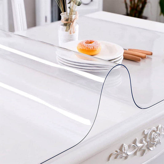 🏠HOT DEAL 50% OFF! PVC Thick Table Mat – Anti-Scratch, Heat Resistant & Crystal Clear ✨