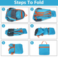 🎒✨ Mochila Dobrável Impermeável – Leve, resistente e perfeita para viagens e aventuras ao ar livre