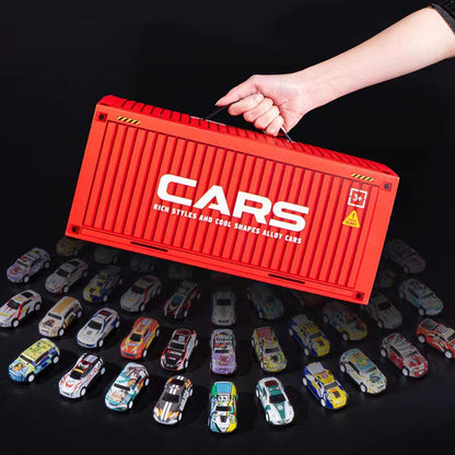🥳2026 HOT SALE🥳💞50K+ SOLD!🚗🎁 50% OFF! 48 Mini Pull‑Back Cars with Garage – 48 vehicles, built‑in storage. Hours of fun, perfect gift for little racers! 🏎️✨