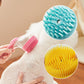 🛁 Escova de Banho Para Pets com Dispensador de Shampoo – Limpeza Profunda e Massagem Relaxante