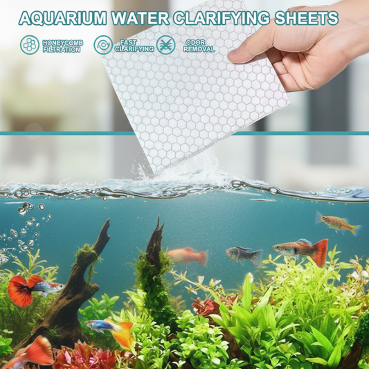 🐠💧 Filtro Clarificador de Água para Aquário – Tecnologia Favo de Mel para Água Cristalina Rápida e Livre de Odores