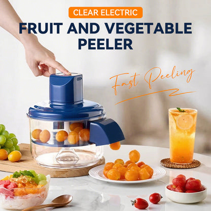 ⏳Desconto de 50% por tempo limitado⏰Descascador elétrico transparente para frutas e legumes🍇🧄
