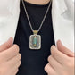 Turquoise Ten Thousand Buddhas Dzi Bead Necklace