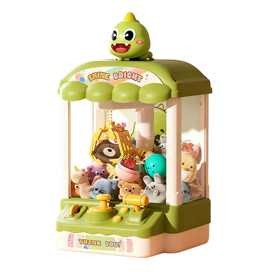 ✨ Cute Animal Claw Machine for Kids – Includes Plush & Capsule Toys for Hours of Fun! 🧸🐾🎉 Free Shipping!