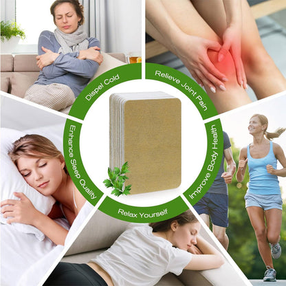 🌿🔥 Adesivo de Gengibre para Alívio da Dor – Calor natural para músculos e articulações cansadas