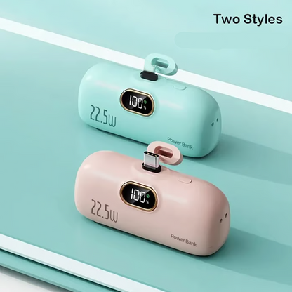 ⏰🔥TODAY ONLY $19.99! 🔋 5000mAh Mini Portable Charger – Fast Charging, Compact & Perfect for Travel 📱⚡✨