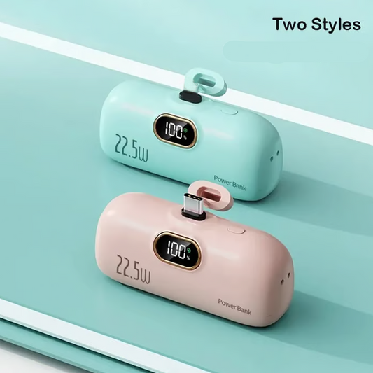 ⏰🔥TODAY ONLY $19.99! 🔋 5000mAh Mini Portable Charger – Fast Charging, Compact & Perfect for Travel 📱⚡✨