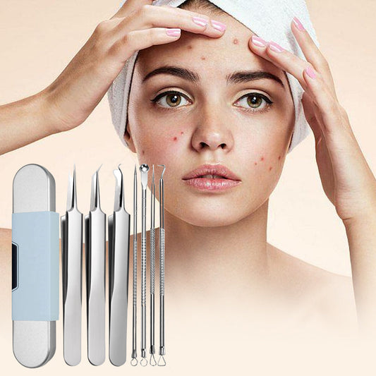 ✨🖤 Kit Removedor de Cravos Profissional – Limpeza Facial Precisa para Uma Pele Mais Uniforme