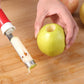 🍎🔪 Removedor de Caroço e Descascador 2 em 1 em Aço Inoxidável – Rápido, Prático e Preciso