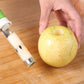 🍎🔪 Removedor de Caroço e Descascador 2 em 1 em Aço Inoxidável – Rápido, Prático e Preciso