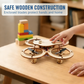 ✈️Kit de montagem para crianças construírem um drone de madeira