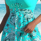 🔥LAST DAY SALE 50% OFF👙Women's Plants Print V Neck Swimdress & Tankini Set 
