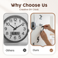 3D DIY Silent Frameless Luminous Wall Clock