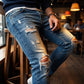 🔥 Men’s Stylish Distressed Skinny Jeans – Trendy, Comfortable & Effortless Street Style 👖✨