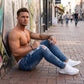 🔥 Men’s Stylish Distressed Skinny Jeans – Trendy, Comfortable & Effortless Street Style 👖✨