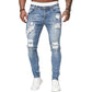 🔥 Men’s Stylish Distressed Skinny Jeans – Trendy, Comfortable & Effortless Street Style 👖✨