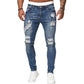 🔥 Men’s Stylish Distressed Skinny Jeans – Trendy, Comfortable & Effortless Street Style 👖✨
