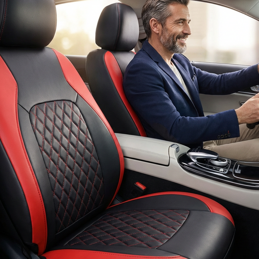🚗✨ Capas de Banco Automotivas em Couro Sintético Premium – Proteção, conforto e estilo para seu carro