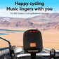 Alto-falante Bluetooth para bicicleta à prova d'água com suporte de montagem