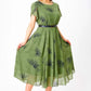 ✨ Women’s A-Line Midi Dress with Belt – Flattering Fit, Elegant & Comfortable for Any Occasion 👗💖