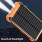 🔋☀️ Carregador Solar Portátil 10000mAh – Energia Ilimitada em Qualquer Lugar e acampamentos
