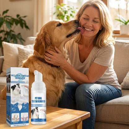 🔥COMPRE MAIS, GANHE MAIS BRINDES! ✨Espuma removedora de tártaro para higiene bucal de pets