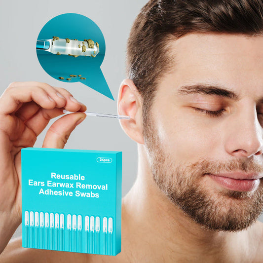 👂✨ Swab Adesivo Reutilizável para Ouvidos – Remoção Fácil de Cera com Mais Segurança e Conforto