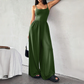 🌸 Spaghetti Strap Wide-Leg Jumpsuit with Pockets – Effortlessly Chic & Comfortable in One Step ✨💖