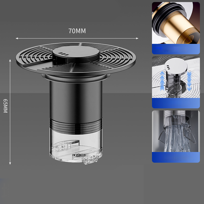 🚿 Universal Floor Drain Core with Anti-Odor Seal – Prevent Clogs & Eliminate Bathroom Odors ✨🛁